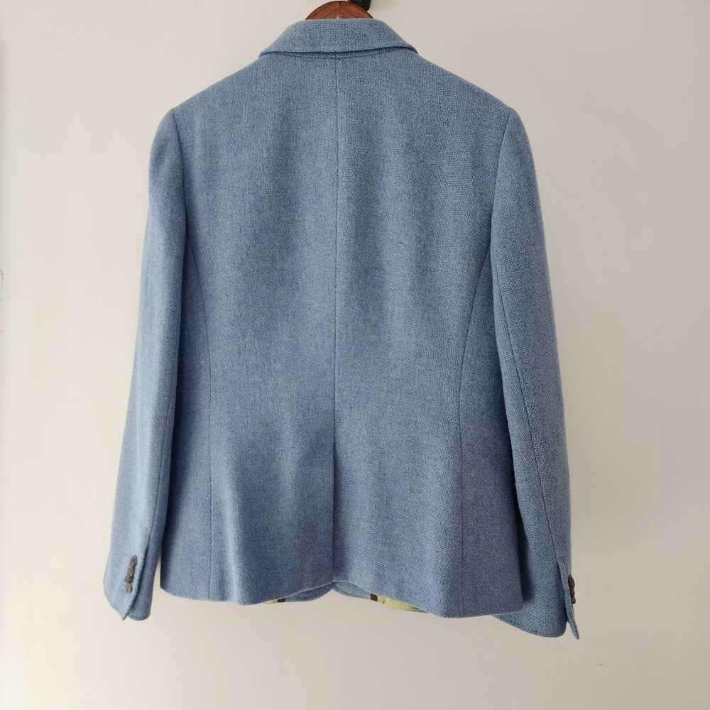 Lands' End Light Blue Blazer sz 10 - Picture 2 of 15